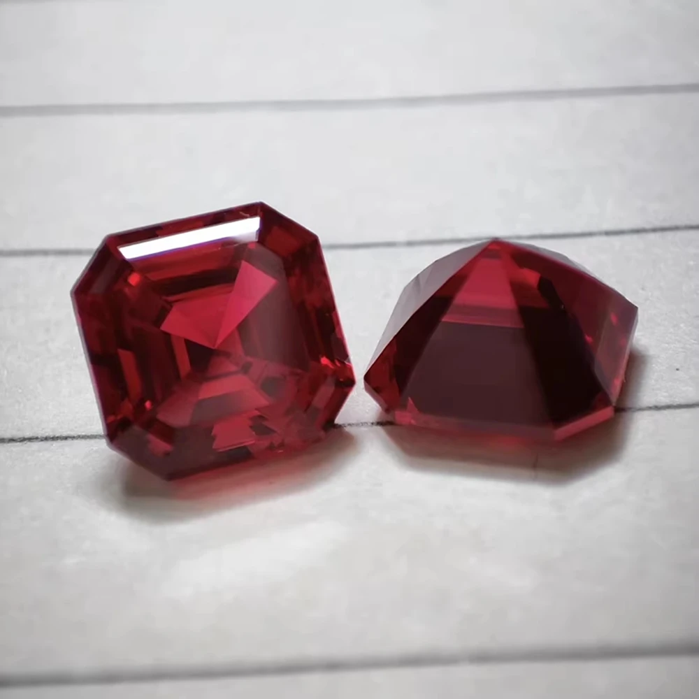 7*7mm About 2.2CT Lab Grown Asscehr Cut Pigeon Blood Ruby Stone
7*7mm About 2.2CT Lab Grown Asscehr Cut Pigeon Blood Ruby Stone