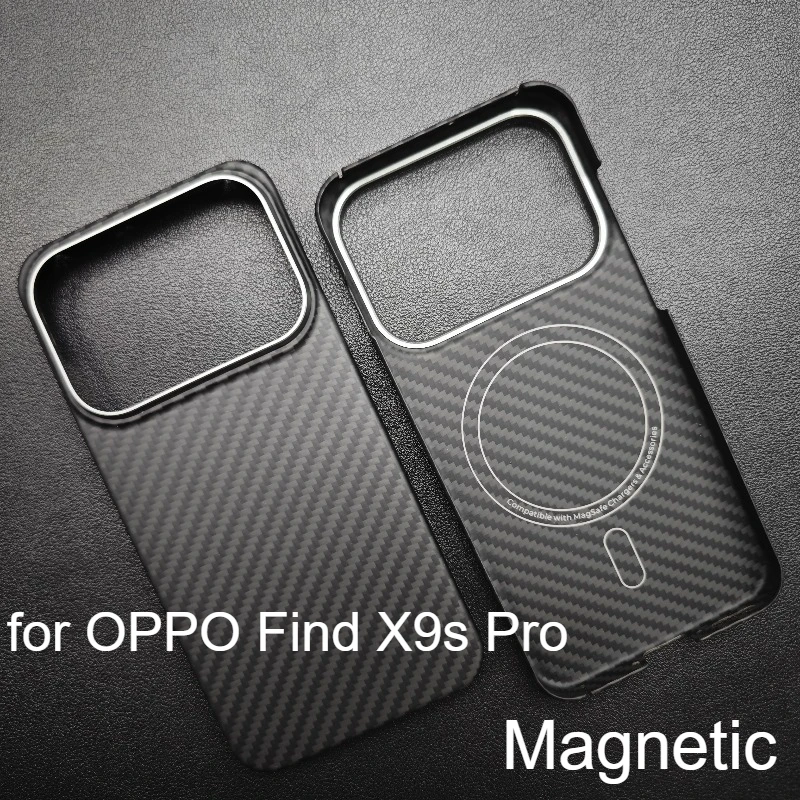 Магнитный чехол из арамидного углеродного волокна для Oppo Find X9S Pro, ультратонкий чехол для мобильного телефона Oppo Find X9S Pro
Магнитный чехол из арамидного углеродного волокна для Oppo Find X9S Pro, ультратонкий чехол для мобильного телефона Oppo Find X9S Pro