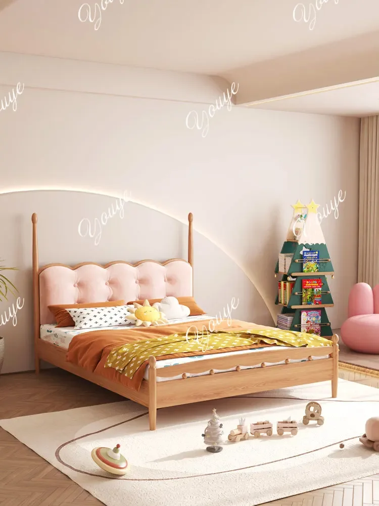 XX Biscuit Bed Red Oak Solid Wood Children's Bed Nordic Velvet Fabric Soft Bag Children's Bed Teen Bedroom
XX Biscuit Bed Red Oak Solid Wood Children's Bed Nordic Velvet Fabric Soft Bag Children's Bed Teen Bedroom