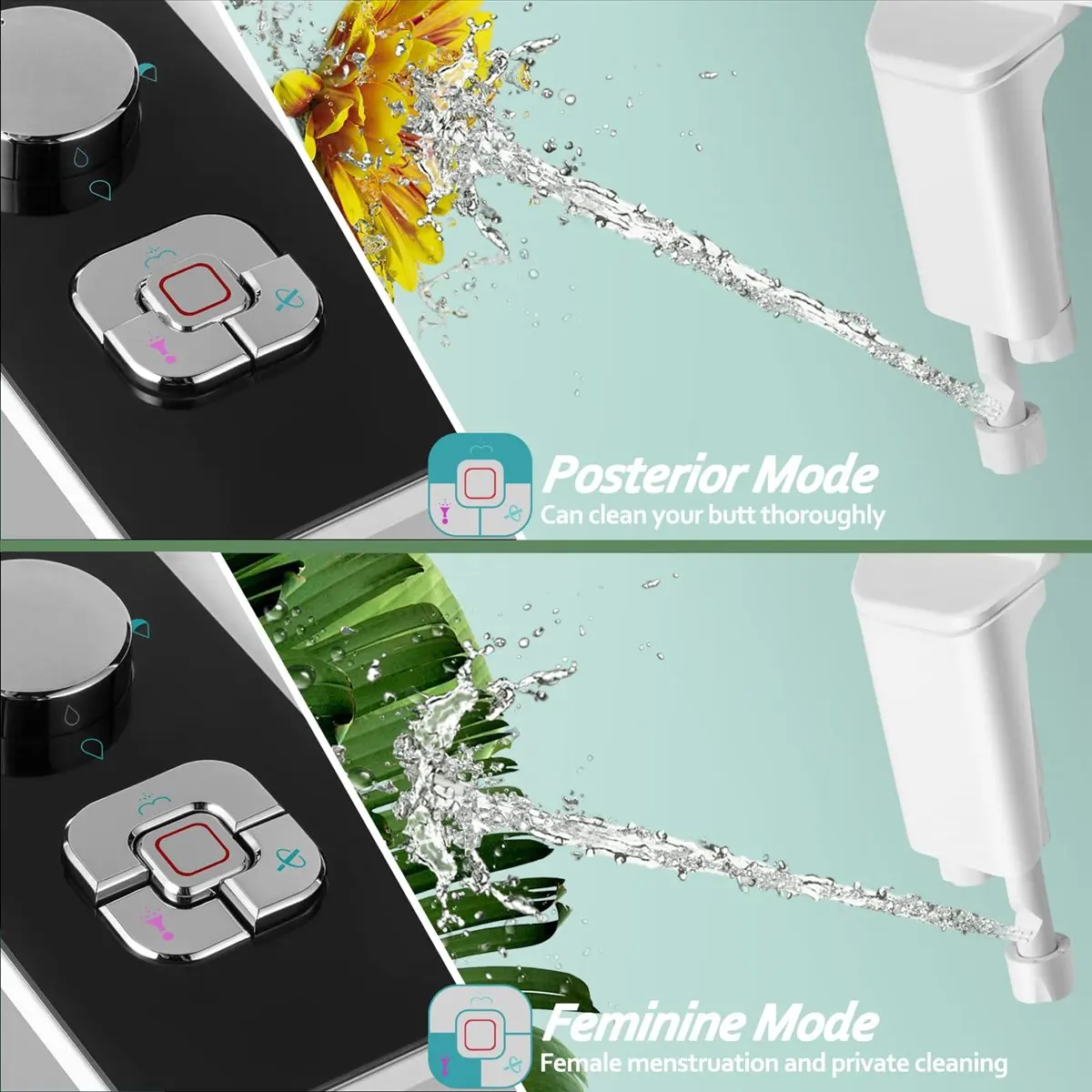 T70C! Bidet Attachment Non-Electric Bidet Toilet Seat Sprayer with Pressure Controls Dual Nozzles for Frontal Rear Wash A
T70C! Bidet Attachment Non-Electric Bidet Toilet Seat Sprayer with Pressure Controls Dual Nozzles for Frontal Rear Wash A