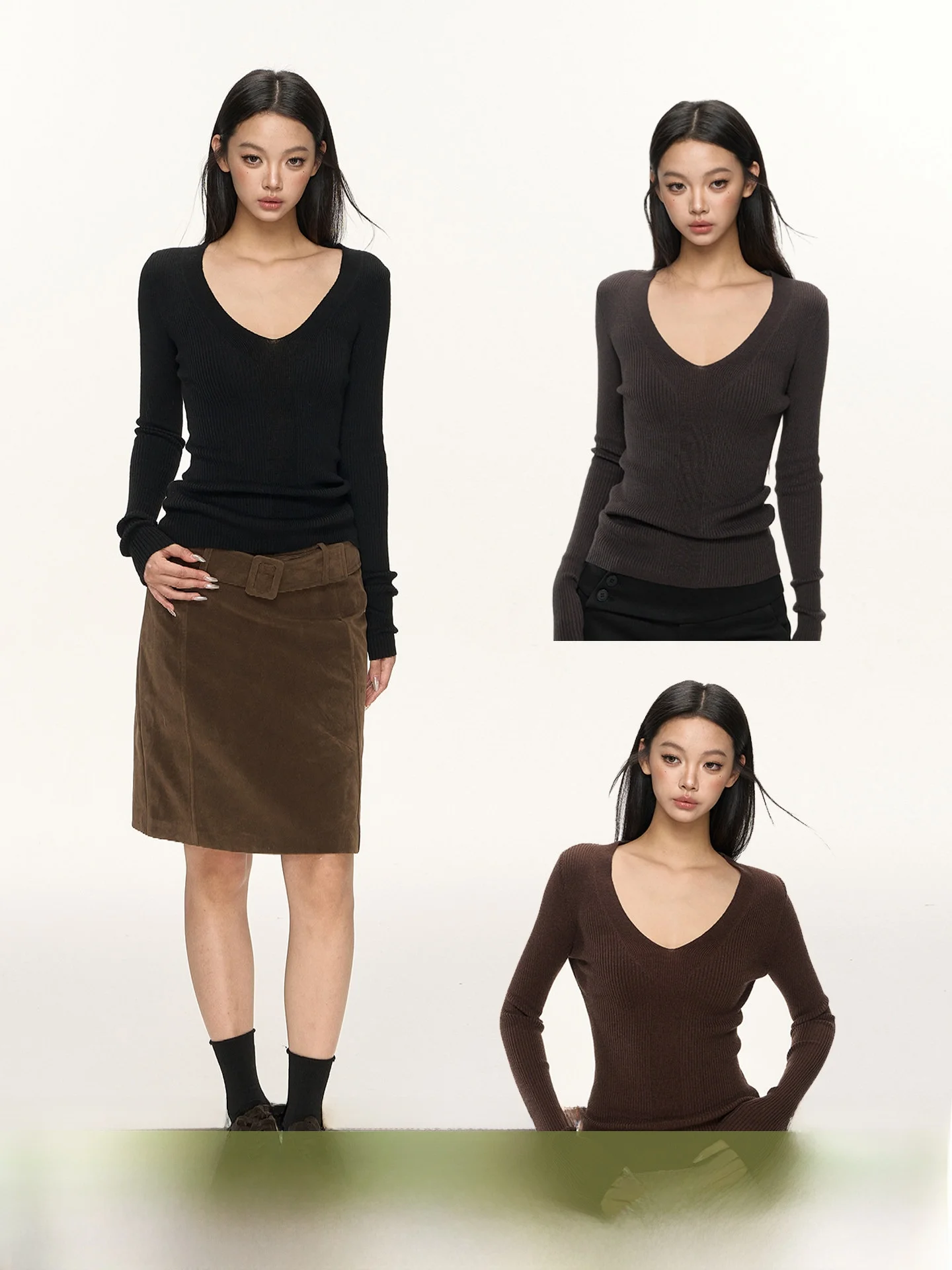 Nova B Women's Long Sve Knitted Sweater V-Ne Wool Blend Base Layer irt Casual Sle Thiened Knit Top
Nova B Women's Long Sve Knitted Sweater V-Ne Wool Blend Base Layer irt Casual Sle Thiened Knit Top
