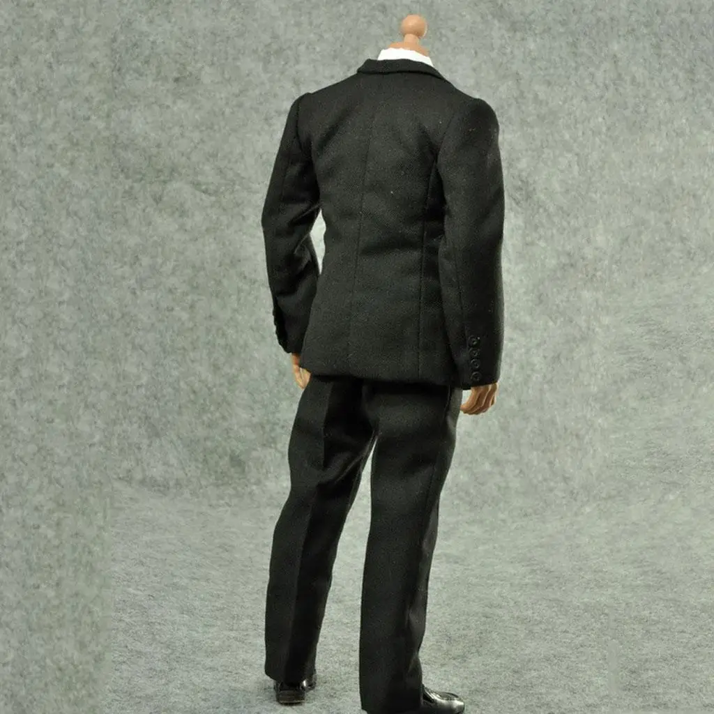 Action Figure Suit 1 6 Scale Cotton Black Outfit White Shirt Pants Tie for Collector Display Desktop Figurine
Action Figure Suit 1 6 Scale Cotton Black Outfit White Shirt Pants Tie for Collector Display Desktop Figurine