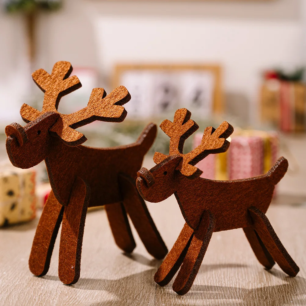 4 Pcs Elk Ornaments Christmas Xmas Decorations Decorative Desktop Office Accessories
4 Pcs Elk Ornaments Christmas Xmas Decorations Decorative Desktop Office Accessories