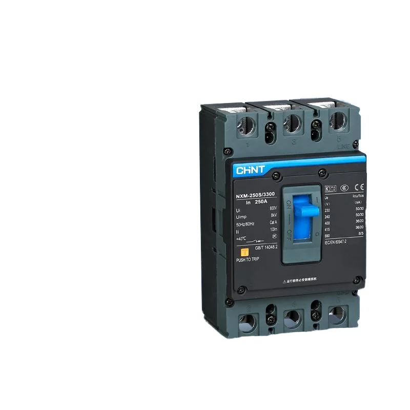 NXM-250S Moulded Case Circuit Breaker Air Switch 250A 400V Plastic 36kA Thermal-Magnetic Trip Unit
NXM-250S Moulded Case Circuit Breaker Air Switch 250A 400V Plastic 36kA Thermal-Magnetic Trip Unit