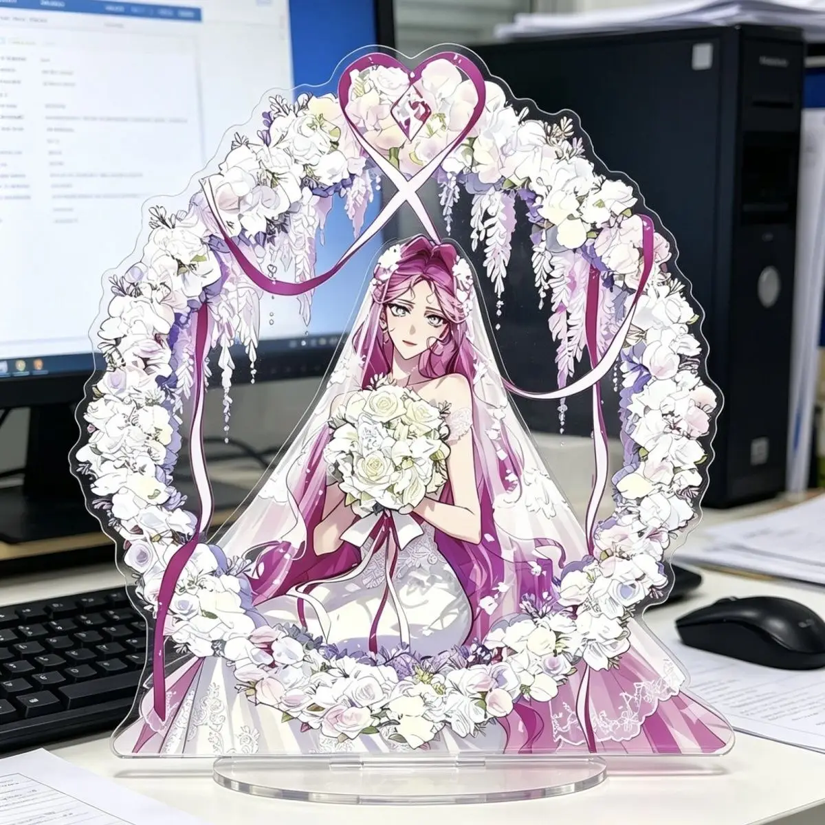 Game Peripherals Wedding Dress Penelope Eckhart Figure Acrylic Stand Penelope Eckhart Figurine Standing Plate Decoration Toys
Game Peripherals Wedding Dress Penelope Eckhart Figure Acrylic Stand Penelope Eckhart Figurine Standing Plate Decoration Toys