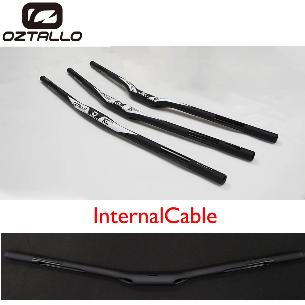 OZTALLO-full carbon mountain bike handlebar,suitable for MTB, flat/rise/9 degree 700-780mm Built-in wiring bicycle bar 31.8mm
OZTALLO-full carbon mountain bike handlebar,suitable for MTB, flat/rise/9 degree 700-780mm Built-in wiring bicycle bar 31.8mm