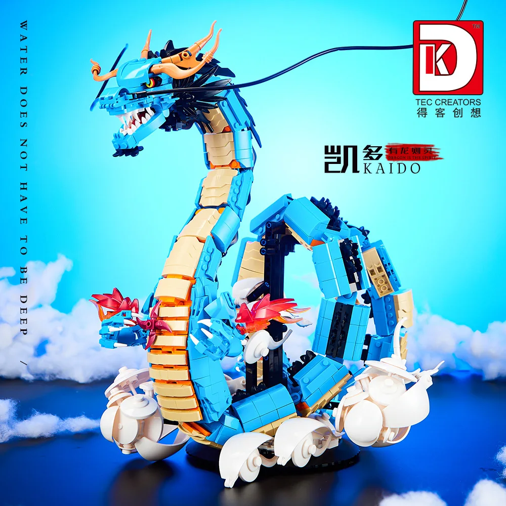 Конструктор Kaido «Голубой дракон», цельный кубик аниме, модель MOC в сборе, 3d-фигурки «сделай сам», коллекционные игрушки для детей, подарок
Конструктор Kaido «Голубой дракон», цельный кубик аниме, модель MOC в сборе, 3d-фигурки «сделай сам», коллекционные игрушки для детей, подарок