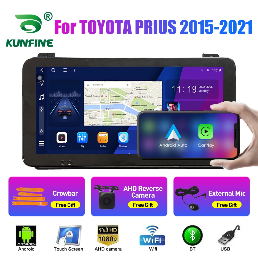 10,33-дюймовый автомобильный радиоприемник для TOYOTA PRIUS 2015-2021 2Din Android, восьмиядерный автомобильный стерео DVD, GPS-навигатор, плеер, QLED-экран Carplay
10,33-дюймовый автомобильный радиоприемник для TOYOTA PRIUS 2015-2021 2Din Android, восьмиядерный автомобильный стерео DVD, GPS-навигатор, плеер, QLED-экран Carplay