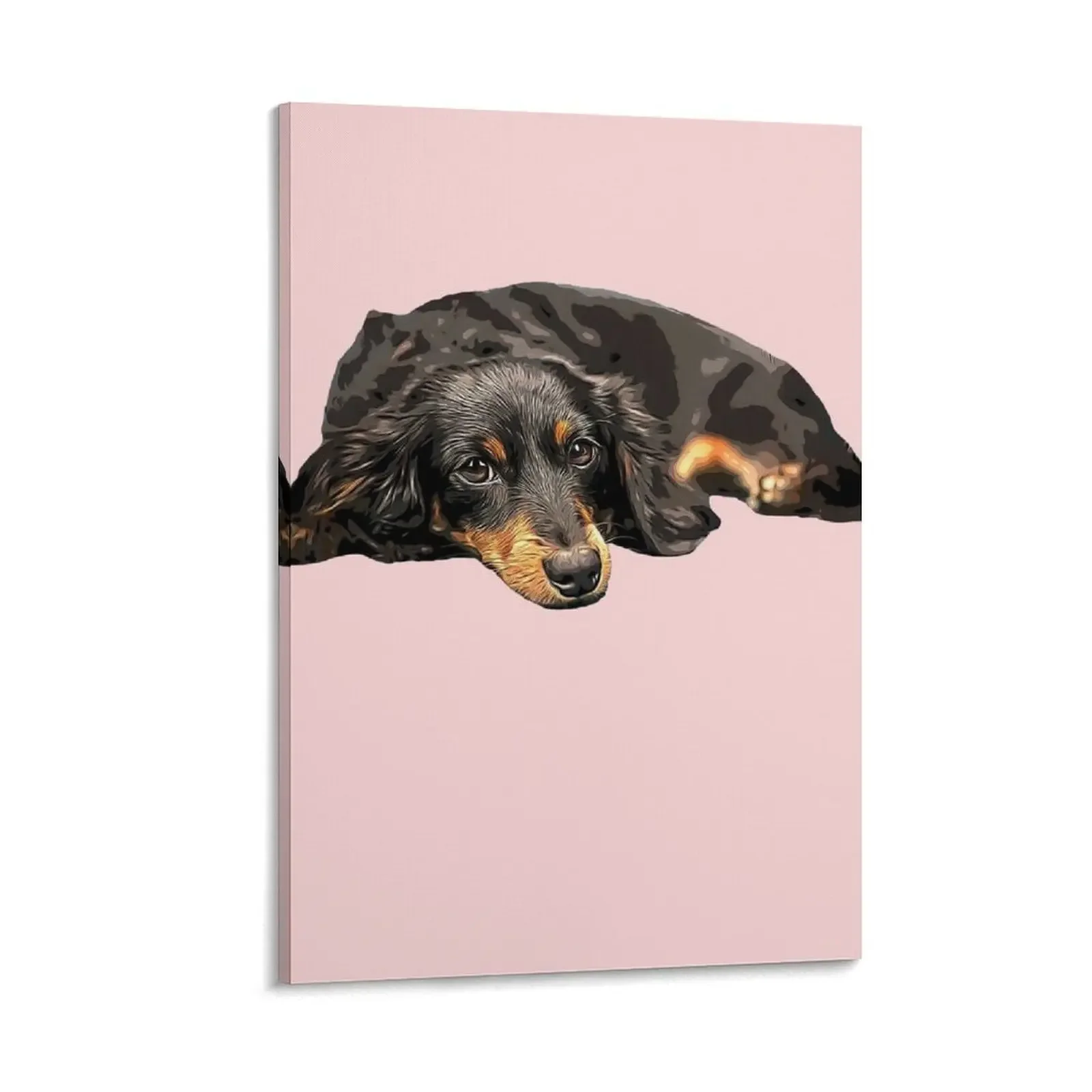 Mini Dachshund Long Haired Black and Tan Miniature Canvas Painting wall frame for living room room decors aesthetic Decoration
Mini Dachshund Long Haired Black and Tan Miniature Canvas Painting wall frame for living room room decors aesthetic Decoration