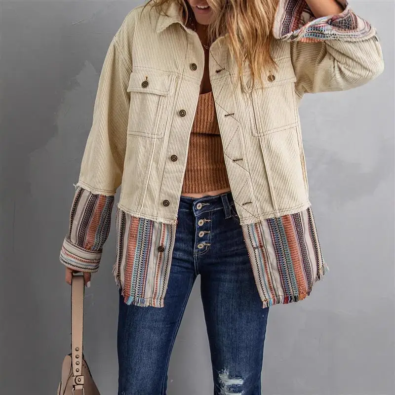 Свободный повседневный женский топ Jaet Color Blo на пуговицах, трансграничная мода, полиэстер, разнообразная осенняя коллекция
Свободный повседневный женский топ Jaet Color Blo на пуговицах, трансграничная мода, полиэстер, разнообразная осенняя коллекция