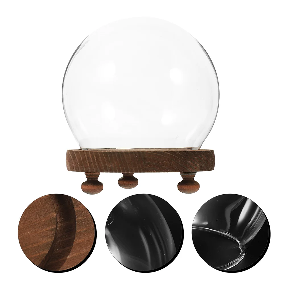Preserved Flower Spherical Glass Cover Decoration Bell Jar Display Dome Case with Base Cloche
Preserved Flower Spherical Glass Cover Decoration Bell Jar Display Dome Case with Base Cloche