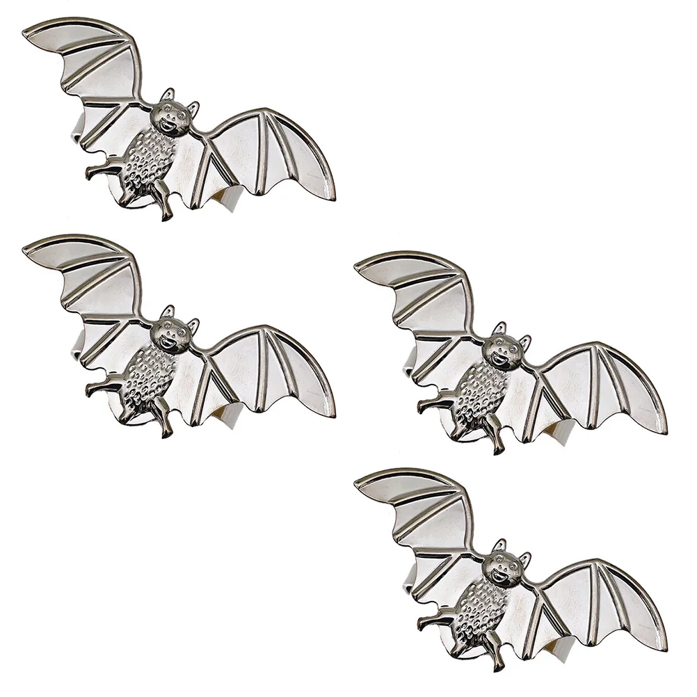 4 Pcs Rings Napkin Buckle Creative Buckles Vintage Halloween Decorative Accessories Black Holder Dinner Table
4 Pcs Rings Napkin Buckle Creative Buckles Vintage Halloween Decorative Accessories Black Holder Dinner Table