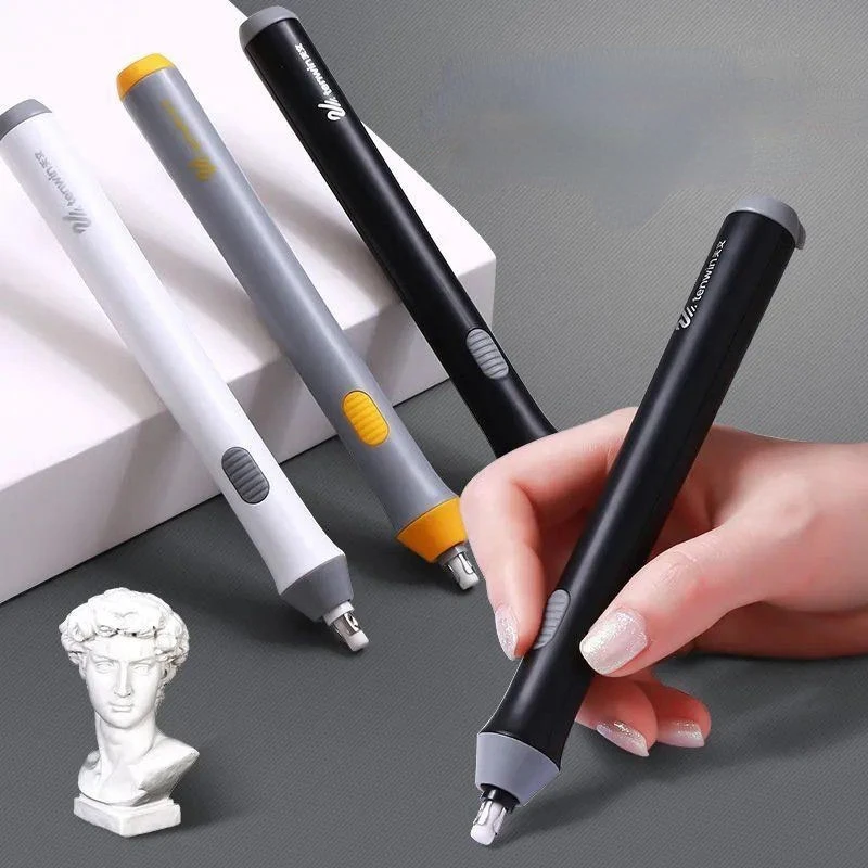 Electric Eraser Pencil Drawing Mechanical Adjustable Cute Kneaded Erasers Rubber Refills For Sketch Erasing School Stationery
Electric Eraser Pencil Drawing Mechanical Adjustable Cute Kneaded Erasers Rubber Refills For Sketch Erasing School Stationery