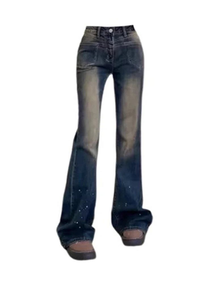 2023 Fashion Blue Denim Flare Pants Women High Waist Slim Bell Bottoms Female Jeans Y2K Streetwear Gyaru Vintage American Retro
2023 Fashion Blue Denim Flare Pants Women High Waist Slim Bell Bottoms Female Jeans Y2K Streetwear Gyaru Vintage American Retro
