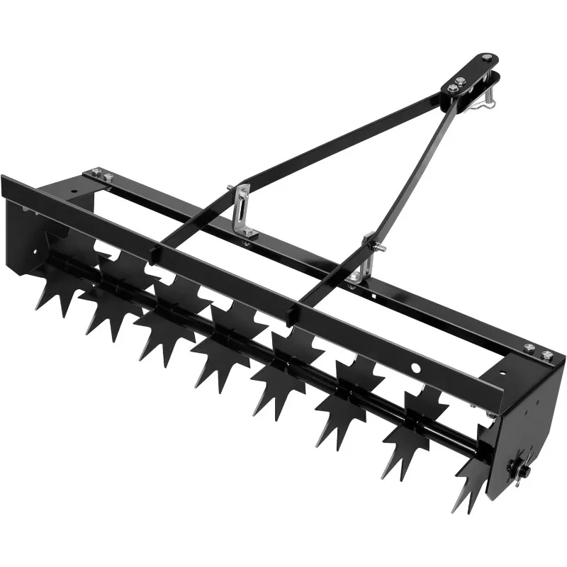 32" Tow Behind Lawn Aerator with Galvanized Steel Tines and Wide Tow Bar Black Lawn Aerator, Soil Penetrator Spikes Tractor
32" Tow Behind Lawn Aerator with Galvanized Steel Tines and Wide Tow Bar Black Lawn Aerator, Soil Penetrator Spikes Tractor
