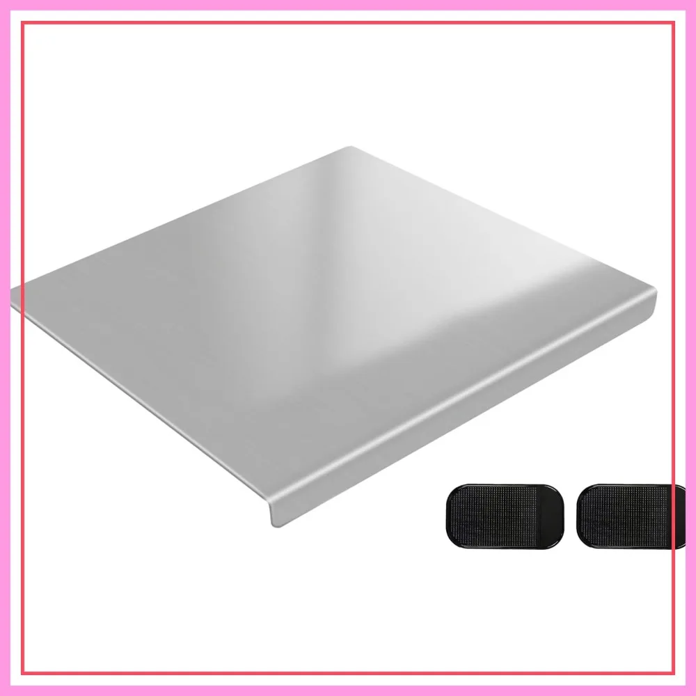Stainless Steel Cutting Board with Non-Slip Mats, Heavy Duty Kitchen Chopping Board 19.7x15.7in
Stainless Steel Cutting Board with Non-Slip Mats, Heavy Duty Kitchen Chopping Board 19.7x15.7in