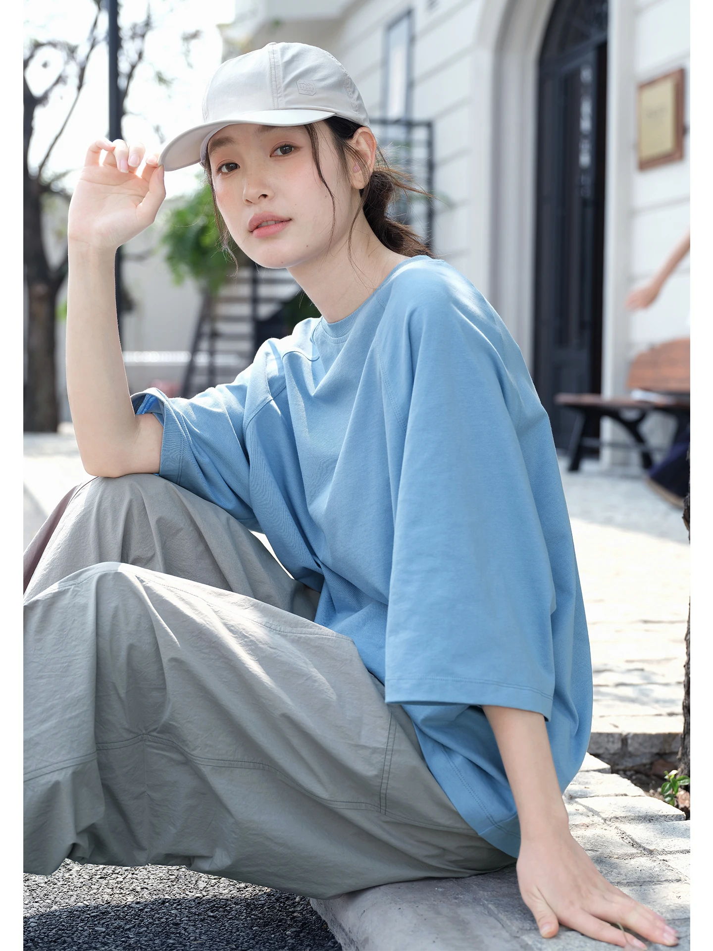 Free as the Wind Pure Cotton Short Sleeve T-Shirt Women's Loose Fit Summer New Style Casual Basic round Neck Top
Free as the Wind Pure Cotton Short Sleeve T-Shirt Women's Loose Fit Summer New Style Casual Basic round Neck Top