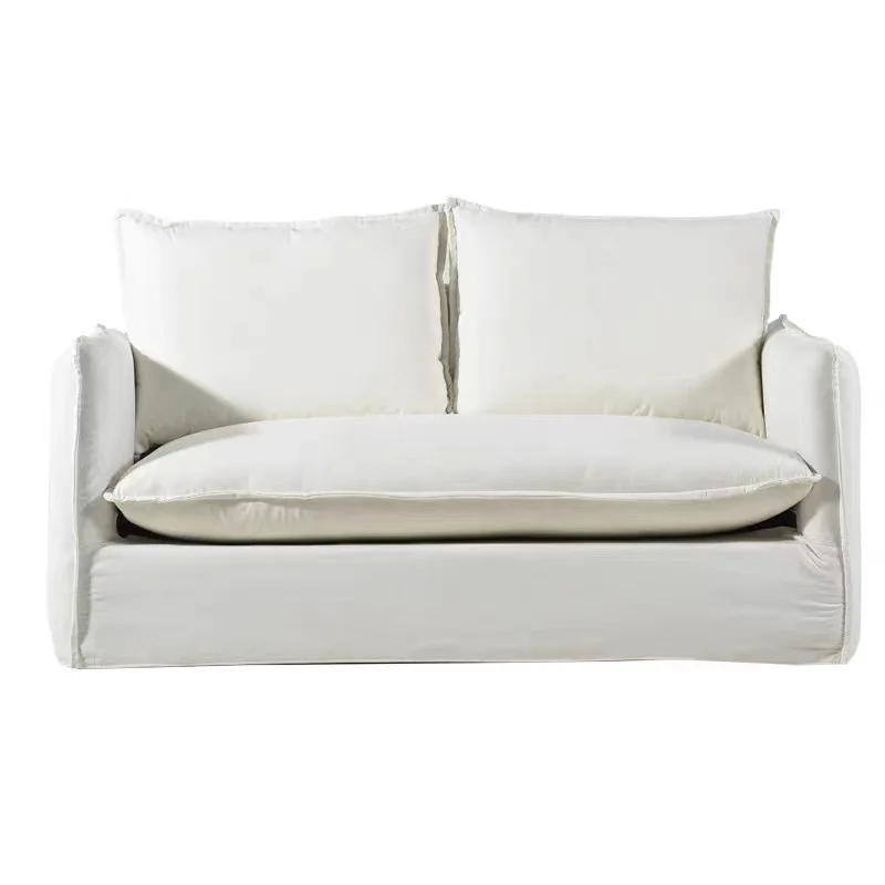 Cotton and linen sofa Modern three-person straight row removable and washable small apartment living room designer sofa
Cotton and linen sofa Modern three-person straight row removable and washable small apartment living room designer sofa