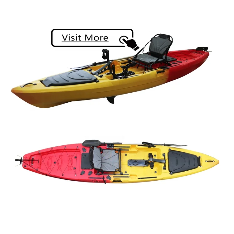 Vicking 14 FT Sit on Top Uv-protected Single Sea Fishing Kayak with Foot Pedal System and Rudder
Vicking 14 FT Sit on Top Uv-protected Single Sea Fishing Kayak with Foot Pedal System and Rudder