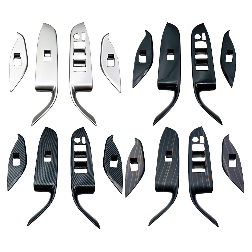 4pcs Car Window Switch Lift Cover Trims Silver/ Black/ Carbon Fiber/ Wood Grain Fit for Toyota Noah/ Voxy 90 Series 2022
4pcs Car Window Switch Lift Cover Trims Silver/ Black/ Carbon Fiber/ Wood Grain Fit for Toyota Noah/ Voxy 90 Series 2022