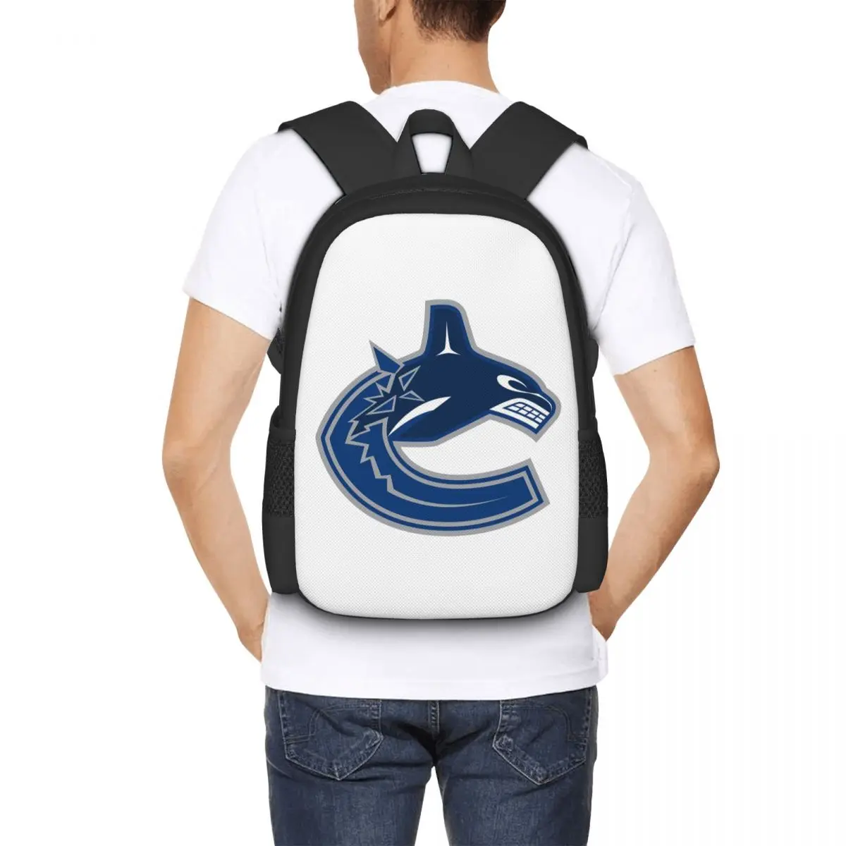 Eel Hockey Vancouver Canucks Merch Student Backpack School Bag Hiking Travel Daypack for Boys Girls Bookbag Shoulder Bags
Eel Hockey Vancouver Canucks Merch Student Backpack School Bag Hiking Travel Daypack for Boys Girls Bookbag Shoulder Bags
