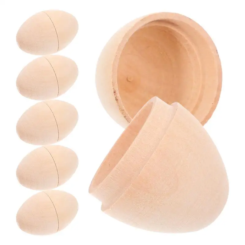 6pcs Hollow Unfinished Wood Eggs Wooden Easter Eggs Diy Crafts Fake Egg Wood Painting Crafts Empty Easter Egg Decor Easter
6pcs Hollow Unfinished Wood Eggs Wooden Easter Eggs Diy Crafts Fake Egg Wood Painting Crafts Empty Easter Egg Decor Easter