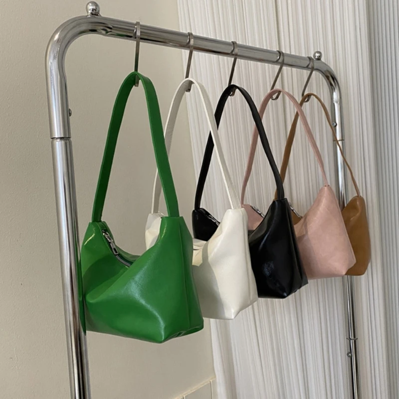 Women Simple All-match Shoulder Bag Soft PU Leather Solid Color Hobo Underarm Bag Female Daily Casual Large Capacity Handbag
Women Simple All-match Shoulder Bag Soft PU Leather Solid Color Hobo Underarm Bag Female Daily Casual Large Capacity Handbag