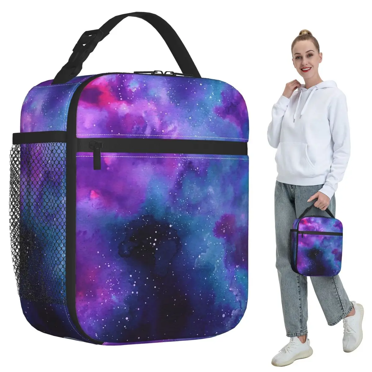 Neon Galaxy Dreams Insulated Lunch Bag for Kids School Cooler Thermal Food Box Tote Portable Lunch Boxes Container
Neon Galaxy Dreams Insulated Lunch Bag for Kids School Cooler Thermal Food Box Tote Portable Lunch Boxes Container