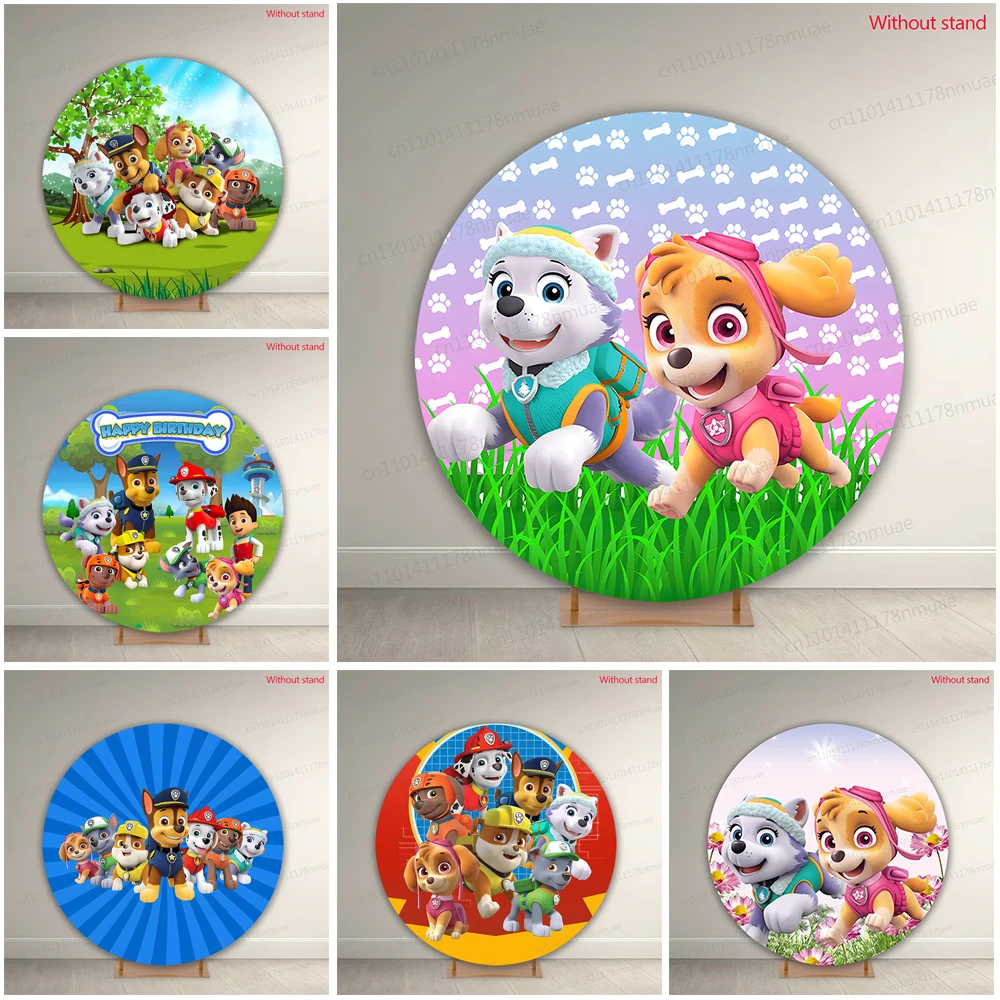 Paw Patrol Round Photo Backdrop Kid Birthday Baby Shower Background Personalized Size Photography Backdrop Decoration
Paw Patrol Round Photo Backdrop Kid Birthday Baby Shower Background Personalized Size Photography Backdrop Decoration