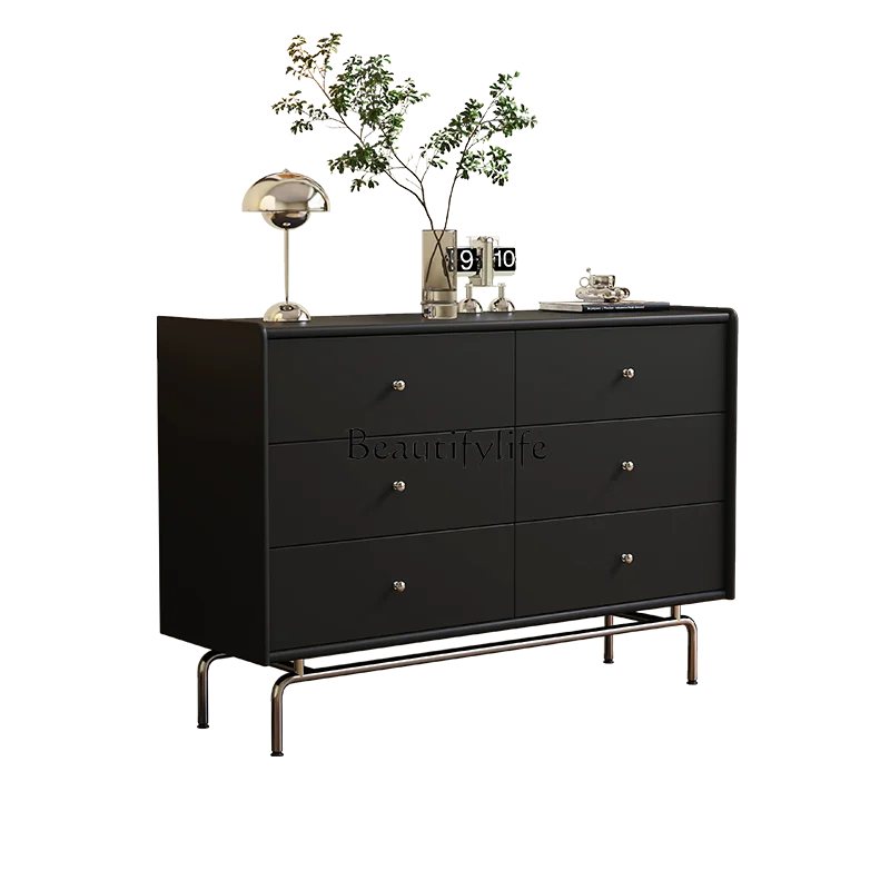 French solid wood chest, bedroom six chest cabinet against the wall integrated drawer locker
French solid wood chest, bedroom six chest cabinet against the wall integrated drawer locker