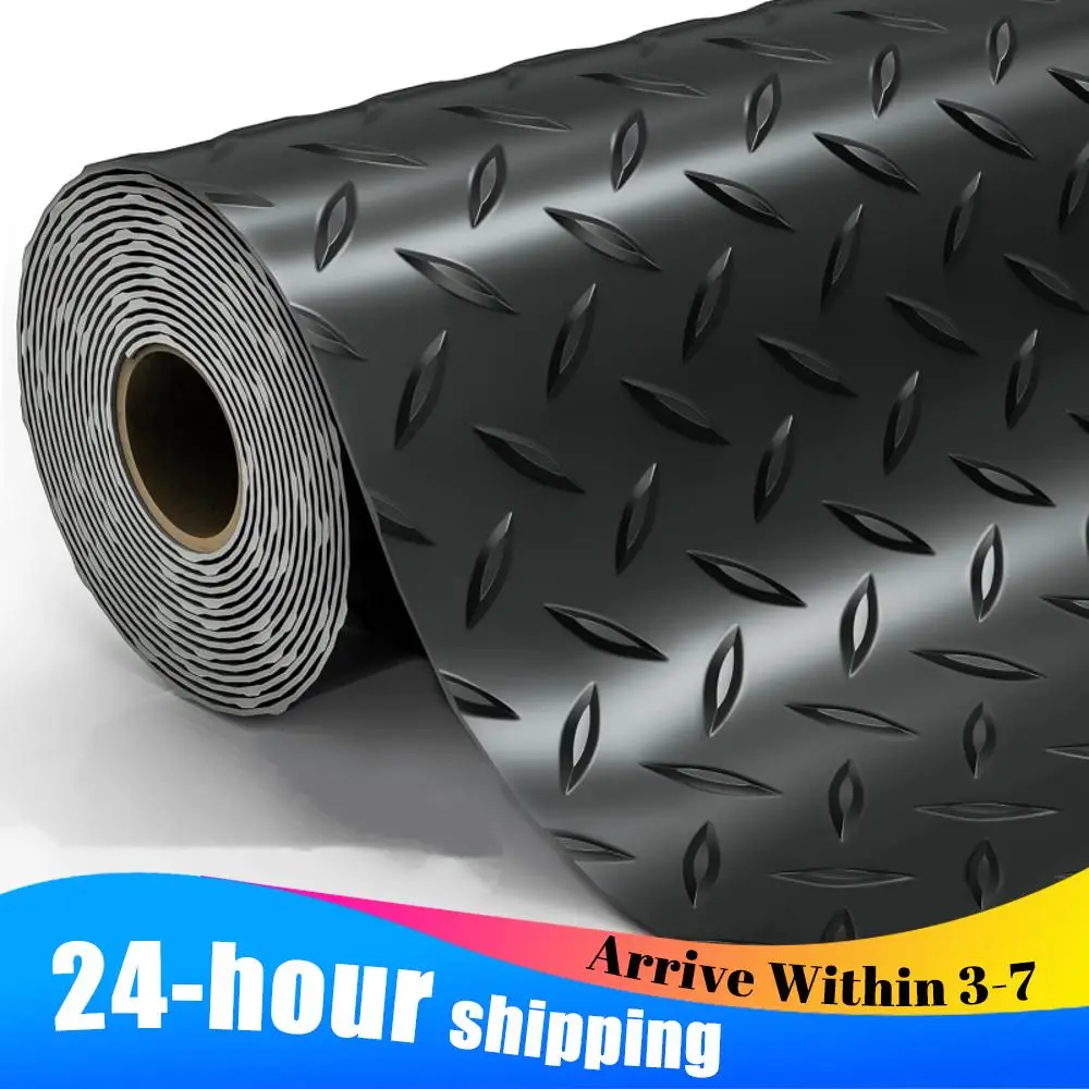 7.9x21/32.8 FT Garage Floor Mat 2.5mm Non-Slip Floor Mat Diamond Plate PVC for Truck Trailer SUVs Van Golf Cart Motorcycle
7.9x21/32.8 FT Garage Floor Mat 2.5mm Non-Slip Floor Mat Diamond Plate PVC for Truck Trailer SUVs Van Golf Cart Motorcycle