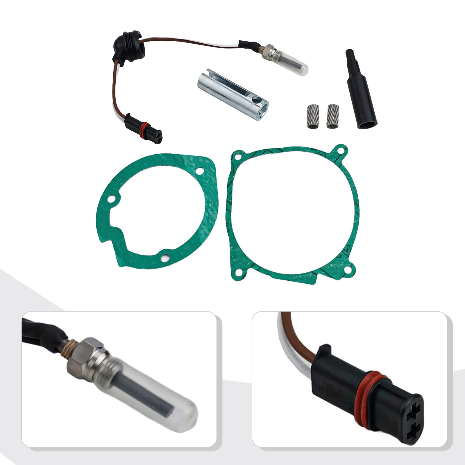 Robust Repair Kit Designed for For EBERSPACHER Diesel Heaters Featuring Essential Parts Like Glow Pins and Gaskets 
Robust Repair Kit Designed for For EBERSPACHER Diesel Heaters Featuring Essential Parts Like Glow Pins and Gaskets
