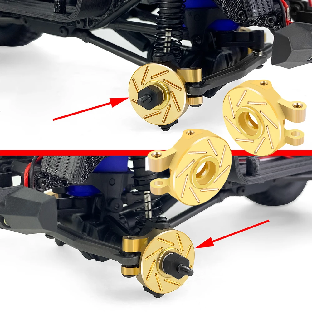 TRINOOD Weight Steering Blocks Knuckle Diff Cover for 1/18 RC Crawler Car TRX-4M Bronco Defender Upgrade Accessories
TRINOOD Weight Steering Blocks Knuckle Diff Cover for 1/18 RC Crawler Car TRX-4M Bronco Defender Upgrade Accessories