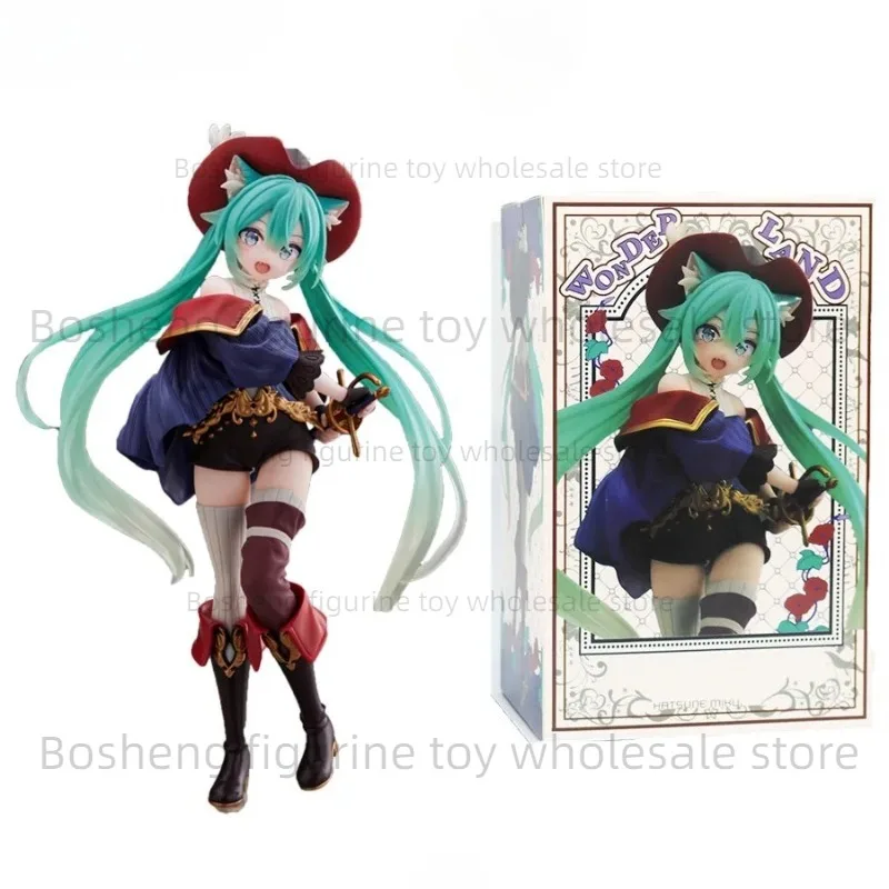 Hatsune Miku Desktop Cute Action Figure Tale Wonderland Miku Puss in Boots Anime Figurine Kawaii Girl Model Toy Adorable Decor
Hatsune Miku Desktop Cute Action Figure Tale Wonderland Miku Puss in Boots Anime Figurine Kawaii Girl Model Toy Adorable Decor