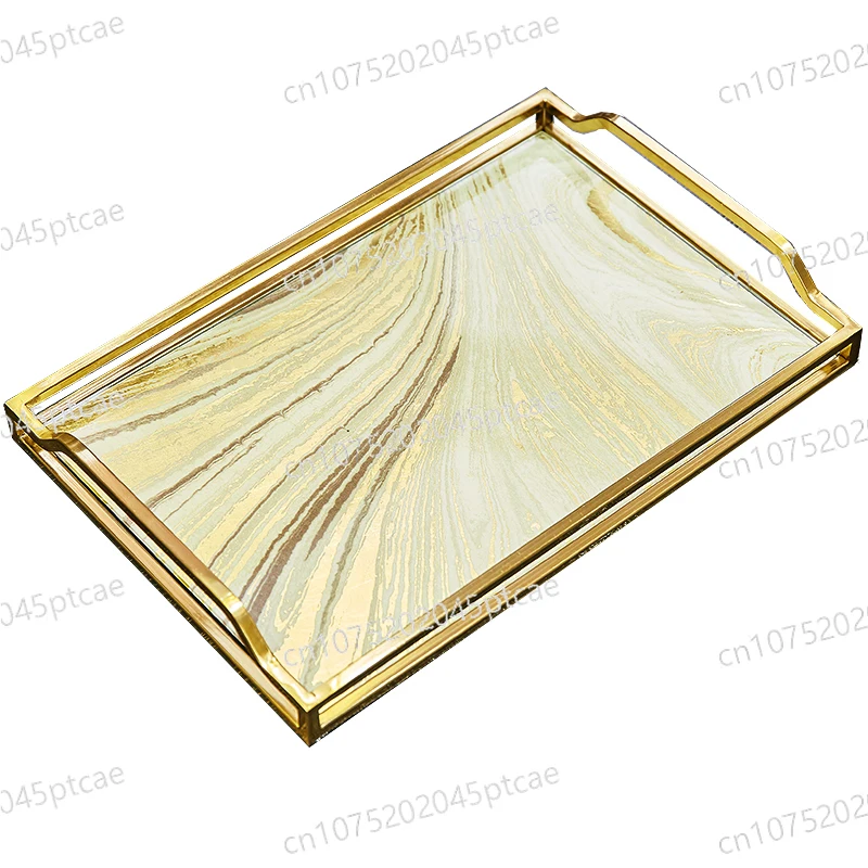 Room Coffee Table Tea Tray Restaurant Storage Tray S European-style Gold Light Luxury Tray Ornament Rectangular Practical Living
Room Coffee Table Tea Tray Restaurant Storage Tray S European-style Gold Light Luxury Tray Ornament Rectangular Practical Living