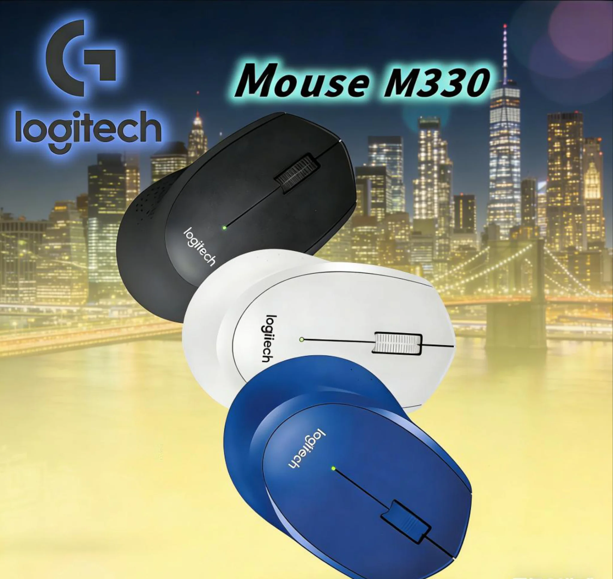 Беспроводная мышь Logitech M330 с USB-приемником, энергосберегающая, бесшумная, для ежедневного использования и путешествий
Беспроводная мышь Logitech M330 с USB-приемником, энергосберегающая, бесшумная, для ежедневного использования и путешествий