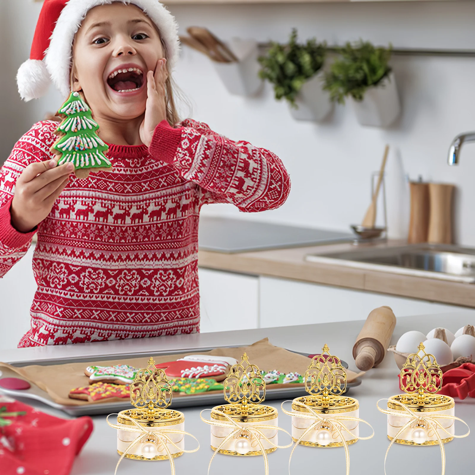 12 Pcs Christmas Candy Box Accessories Wedding Decor Plastic Container with Lid 
12 Pcs Christmas Candy Box Accessories Wedding Decor Plastic Container with Lid