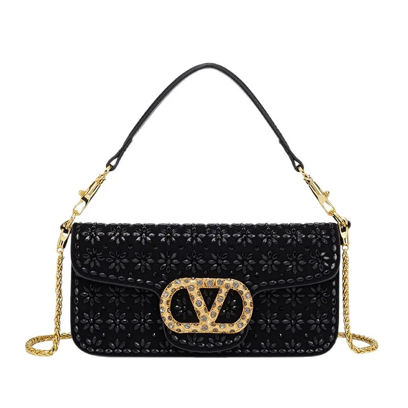 New Arrival Rhinestone-Embellished Small Square Bag - Women's Crystal Chain Shoulder Bag, Versatile Crossbody & Underarm Purse
New Arrival Rhinestone-Embellished Small Square Bag - Women's Crystal Chain Shoulder Bag, Versatile Crossbody & Underarm Purse