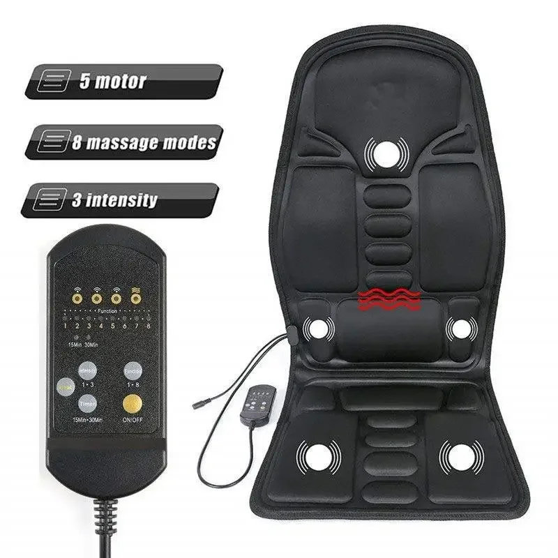 Durable Electric Full Body Massager for Car Chair Office Lumbar Neck Muscle Relax Vibration Cushion Shoulder Back Massage Mat
Durable Electric Full Body Massager for Car Chair Office Lumbar Neck Muscle Relax Vibration Cushion Shoulder Back Massage Mat
