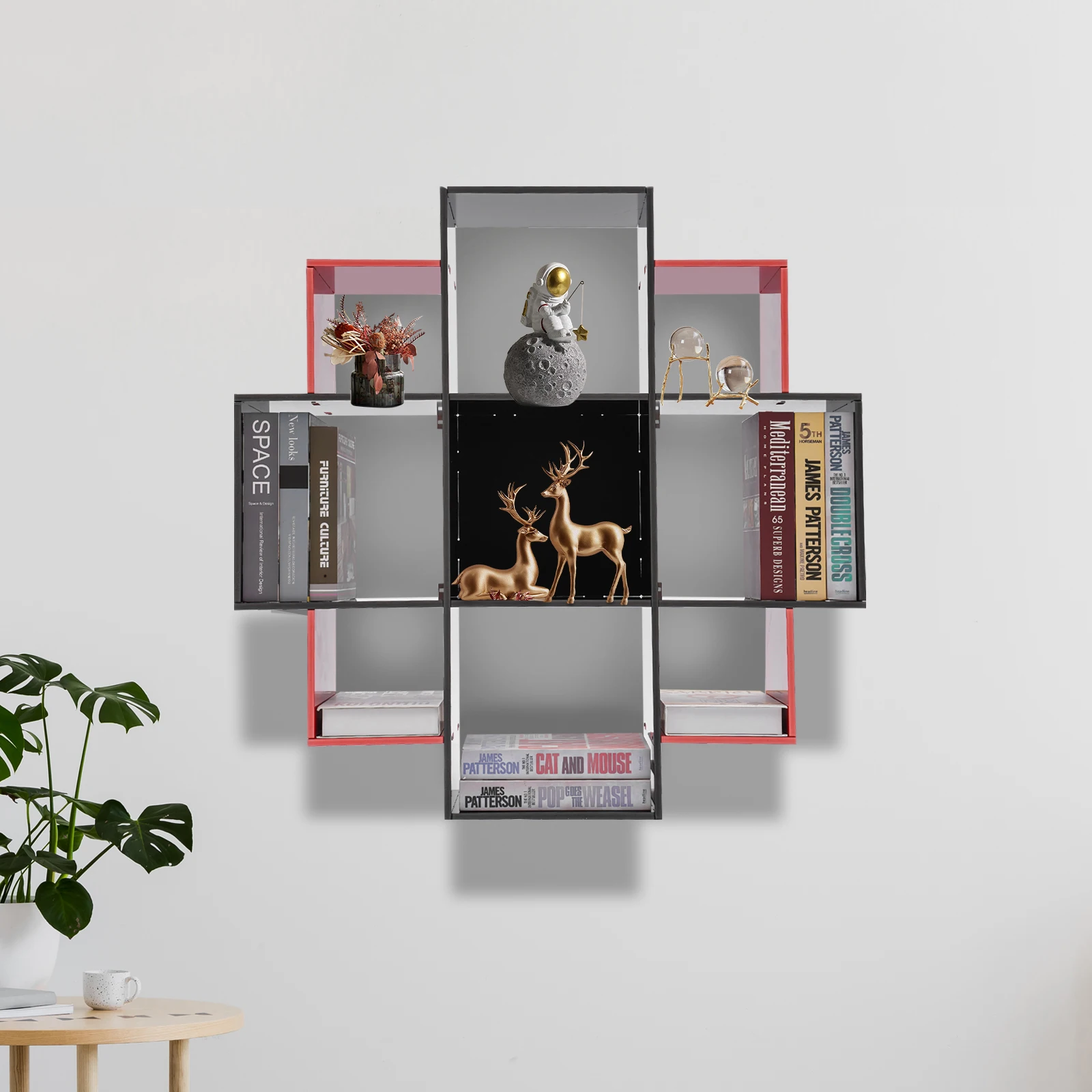 3 Tiers Bookcase Holder Book Shelf with 9 Compartments Spacious Storage Space 66.1lbs Load-bearing
3 Tiers Bookcase Holder Book Shelf with 9 Compartments Spacious Storage Space 66.1lbs Load-bearing