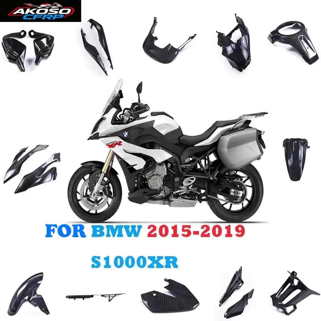 Motorcycle Mudguard Protector For BMW S1000XR 2015-2019 100% 3K Carbon Fiber Fuel Tank Cover Side Panels Guard Parts Accessories
Motorcycle Mudguard Protector For BMW S1000XR 2015-2019 100% 3K Carbon Fiber Fuel Tank Cover Side Panels Guard Parts Accessories