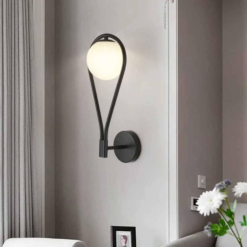 Creative Wall Lamp LED Light for Home Decoration Bedroom Art Lighting Fixtures Glass Ball Mirror Light Modern Nordic Wall Sconce
Creative Wall Lamp LED Light for Home Decoration Bedroom Art Lighting Fixtures Glass Ball Mirror Light Modern Nordic Wall Sconce