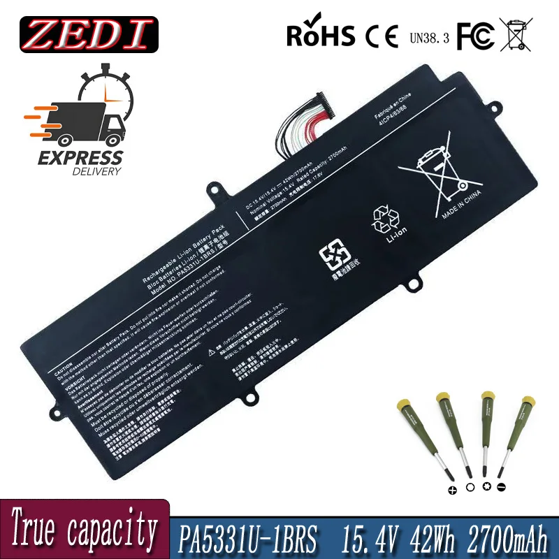 ZEDI PA5331U-1BRS PA533U 15.4V 42WH Battery For PTG TEC X30L A40-G R30-A A30-E-10N AK01B AK40B P000831100 2700mAh
ZEDI PA5331U-1BRS PA533U 15.4V 42WH Battery For PTG TEC X30L A40-G R30-A A30-E-10N AK01B AK40B P000831100 2700mAh