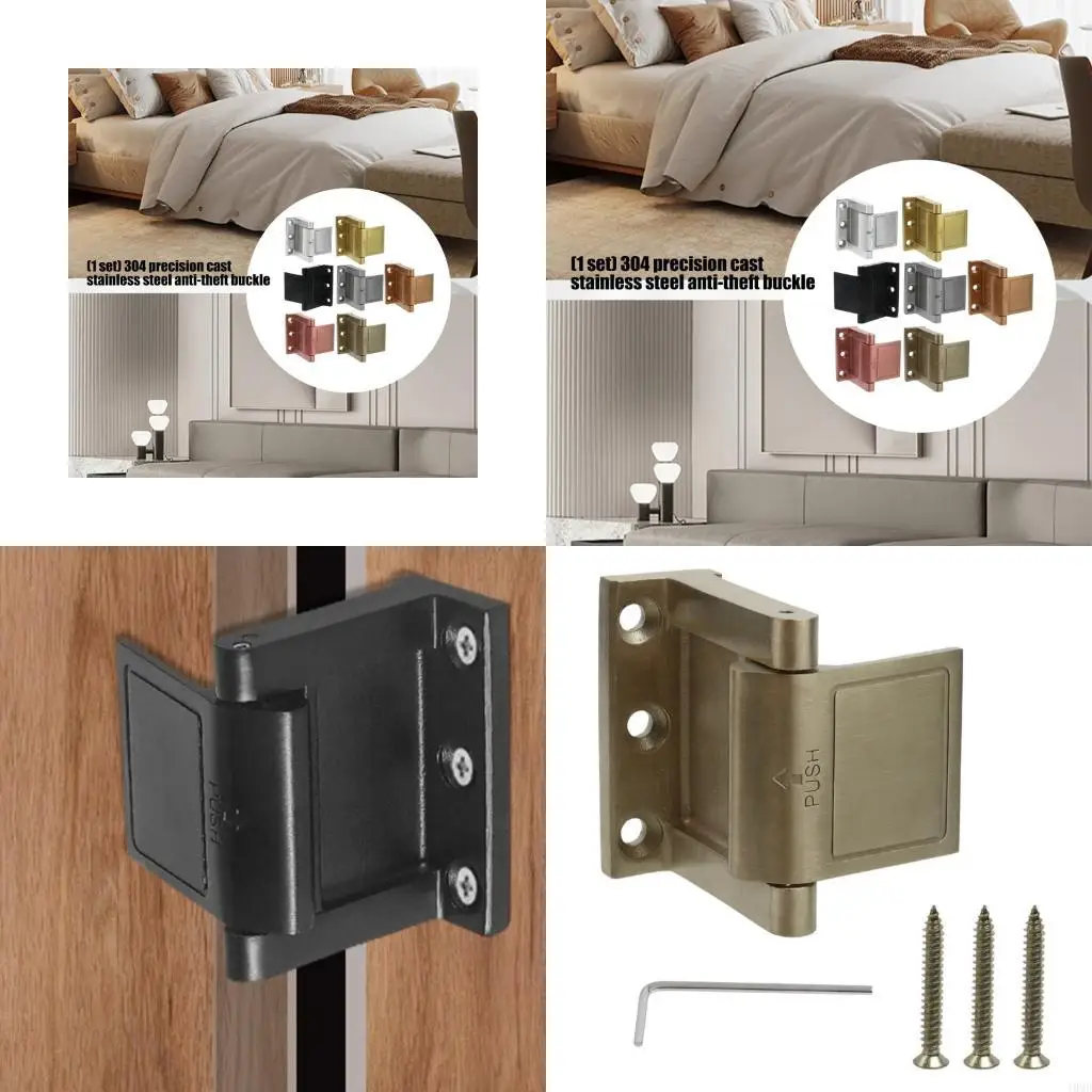 Нержавеющий стальной предохранительный болт. Простая установка для семейной безопасности и долговечности JOMD
Нержавеющий стальной предохранительный болт. Простая установка для семейной безопасности и долговечности JOMD