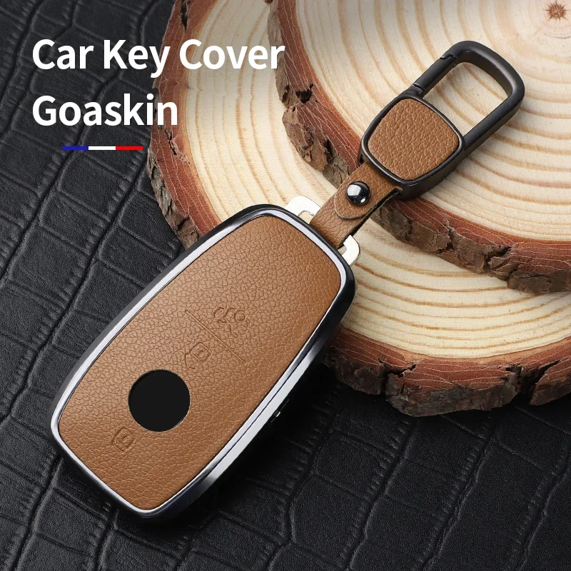 Metal and Leather Car Key Case Cover For Mercedes Benz W176 W177 W205 W206 W212 W213 W222 W223 W167 463 X166 A C E S G CLS Class
Metal and Leather Car Key Case Cover For Mercedes Benz W176 W177 W205 W206 W212 W213 W222 W223 W167 463 X166 A C E S G CLS Class