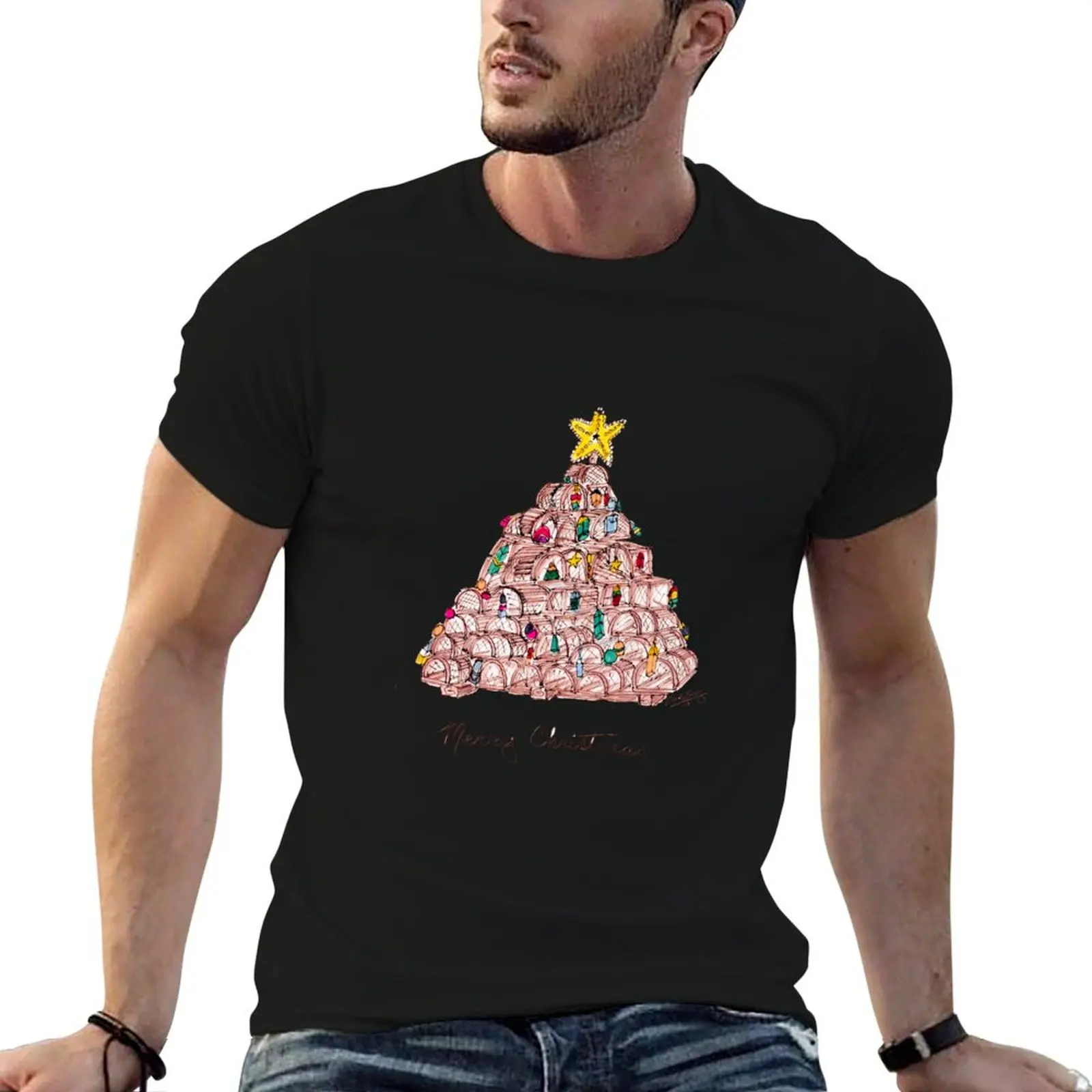 Lobster Trap Christmas Tree, Eastern Passage T-Shirt man t shirt cotton high quality t shirt custom print T-Shirt
Lobster Trap Christmas Tree, Eastern Passage T-Shirt man t shirt cotton high quality t shirt custom print T-Shirt