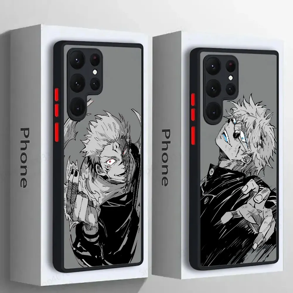 Jujutsu Kaisen Sukuna Gojo Satoru Anime S25Ultra Case For Samsung Galaxy S25 S24 S23 S21 Ultra S20 FE S22 Plus Matte Phone Cover
Jujutsu Kaisen Sukuna Gojo Satoru Anime S25Ultra Case For Samsung Galaxy S25 S24 S23 S21 Ultra S20 FE S22 Plus Matte Phone Cover