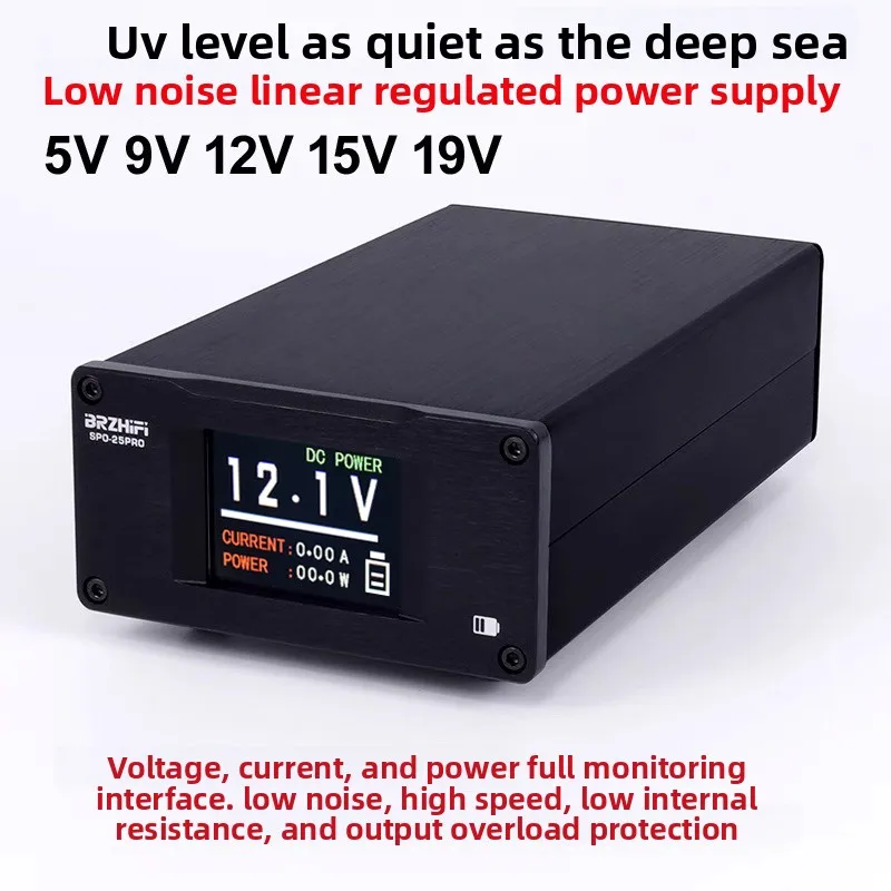 SPD-25PRO Флагманский малошумящий источник питания 25 Вт 50 Вт Линейный регулируемый источник питания постоянного тока 5 В 12 В 15 В
SPD-25PRO Флагманский малошумящий источник питания 25 Вт 50 Вт Линейный регулируемый источник питания постоянного тока 5 В 12 В 15 В