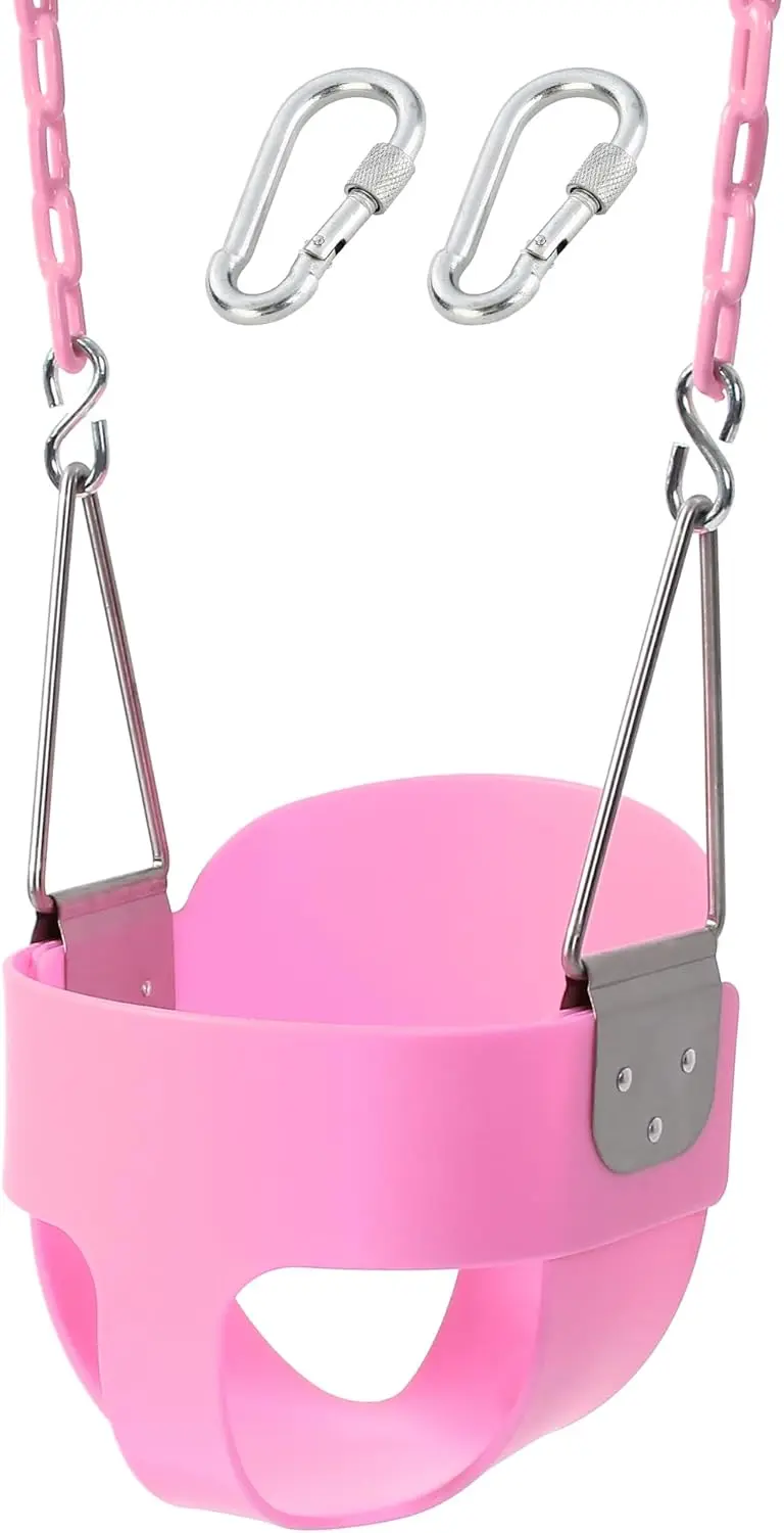 Heavy Duty High Back Bucket Toddler Swing - 300lbs Capacity, Weather-Resistant, Quick-Install for Playgrounds
Heavy Duty High Back Bucket Toddler Swing - 300lbs Capacity, Weather-Resistant, Quick-Install for Playgrounds