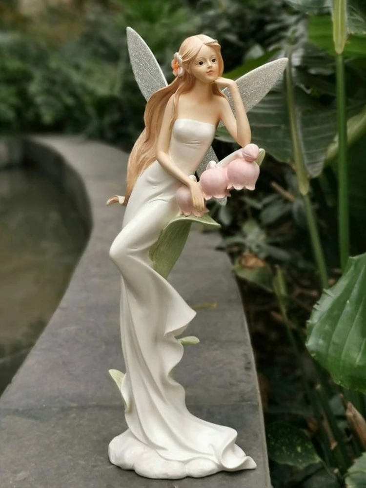 Vintage Resin Fairy Statue for Home Decor, Creative Crafts for Courtyard, Wine Cabinet, Garden, Figurine for Girls
Vintage Resin Fairy Statue for Home Decor, Creative Crafts for Courtyard, Wine Cabinet, Garden, Figurine for Girls